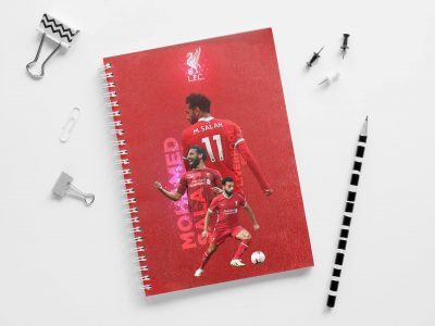 Salah notebook - Torres poster - Liverpuldian