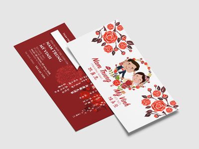 Thiệp cưới - Client: Mr.Trung